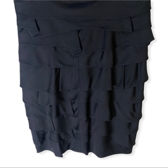 Robert Rodriguez Ruffle Zip Front Sleeveless Mini Dress sz 0 Bodycon - Picture 11 of 15